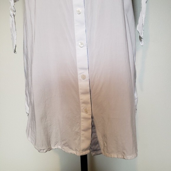 Draper James Bow Sleeve Button up Blouse Size 4 - Picture 5 of 11